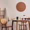 American Art Décor™ 17" Burnt Orange Boho Rustic Farmhouse Wood Framed Wall Medallion